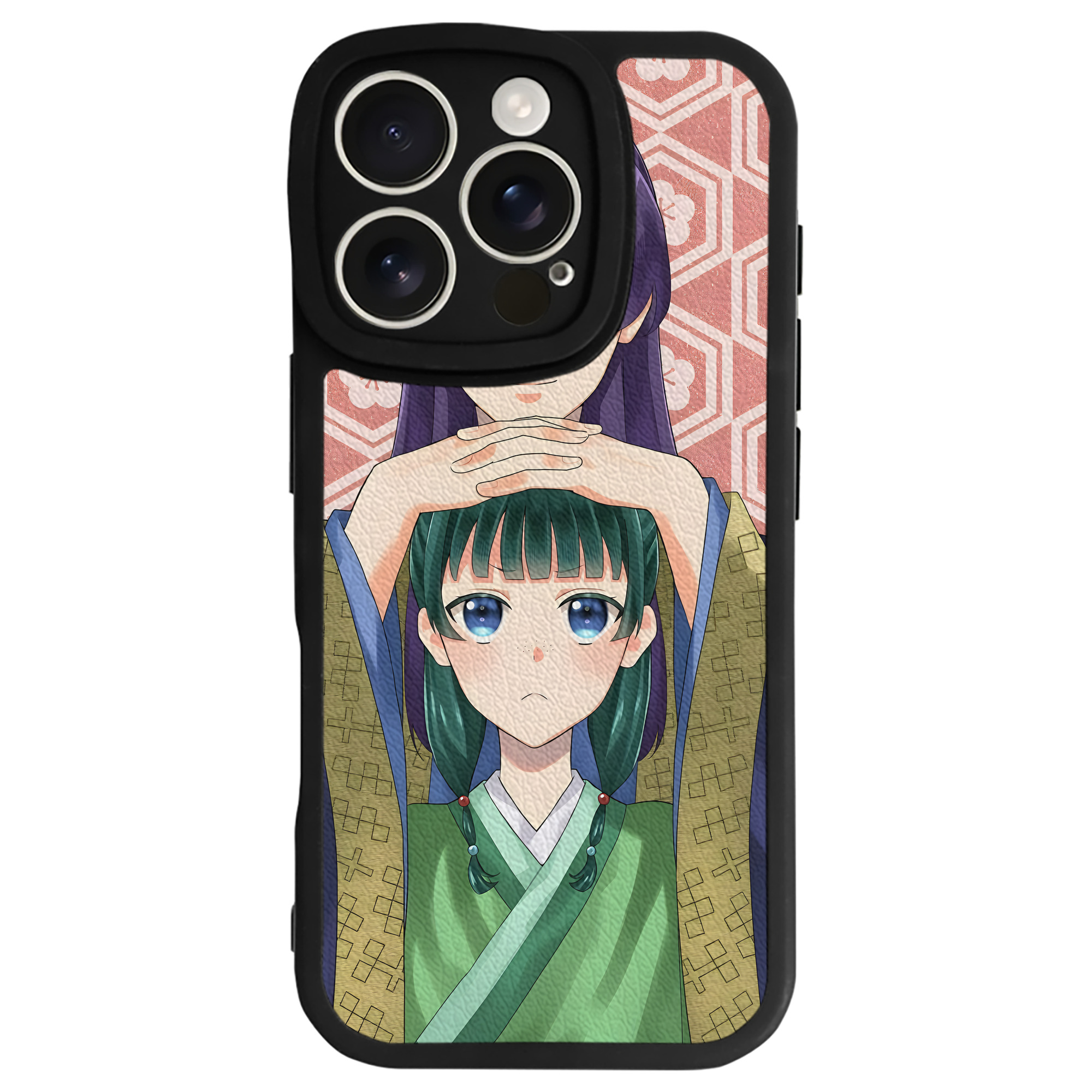 （画像用） 薬屋のひとりごと The Apothecary Diaries 【iPhone 16シリーズ対応】シリコンスマホケース（レザー調） 材質：シリコン